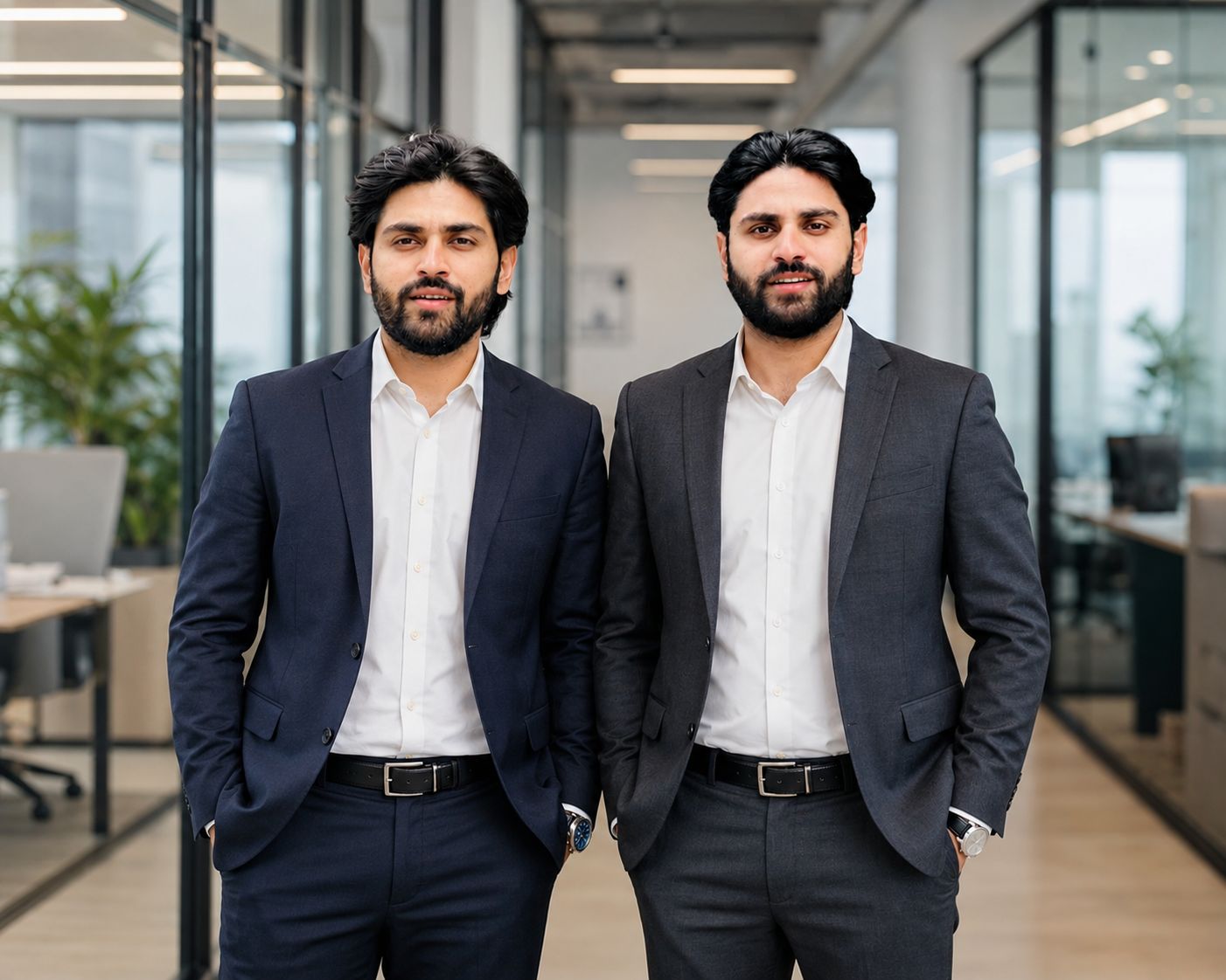 Ali Nawaz Sahi and Ahsan Nawaz Sahi — the twin founders of Twins Techie